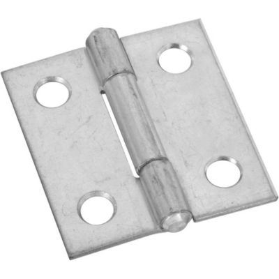 National Hardware 518 1 1 2 Zinc Plated Non Removable Pin Hinge