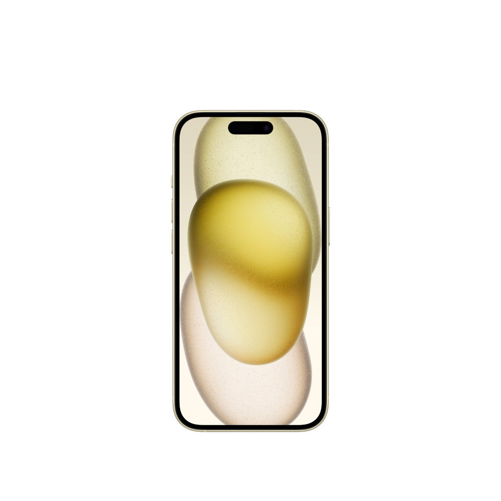 Apple iPhone 15 Yellow Front 2023-09-22