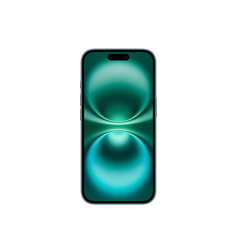 Apple iPhone 16 Teal Front 2024-09-20