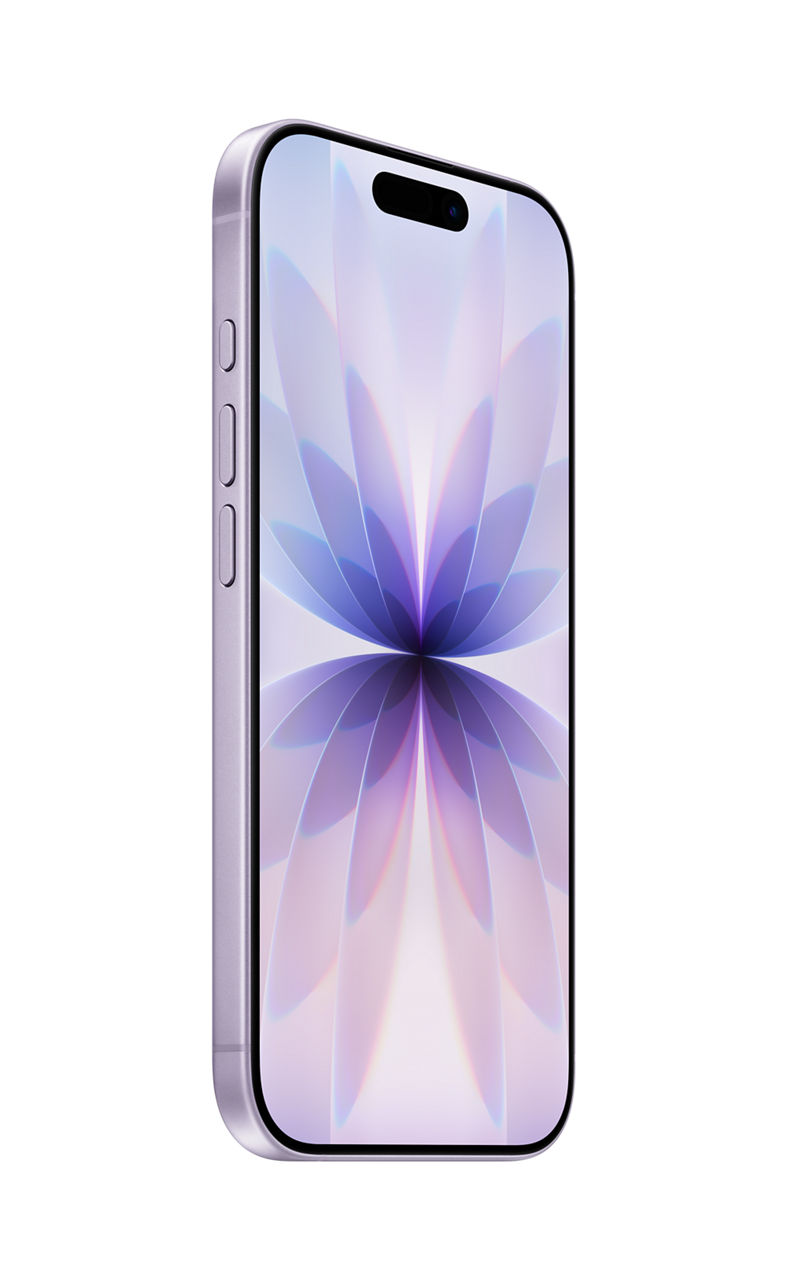 Apple iPhone 17 Front Left Lavender 2025-19-09