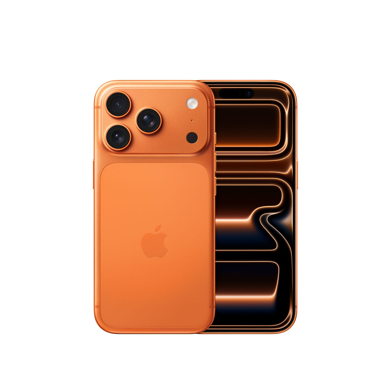 Apple iPhone 17 Pro Front Back Cosmic Orange 2025-09-19