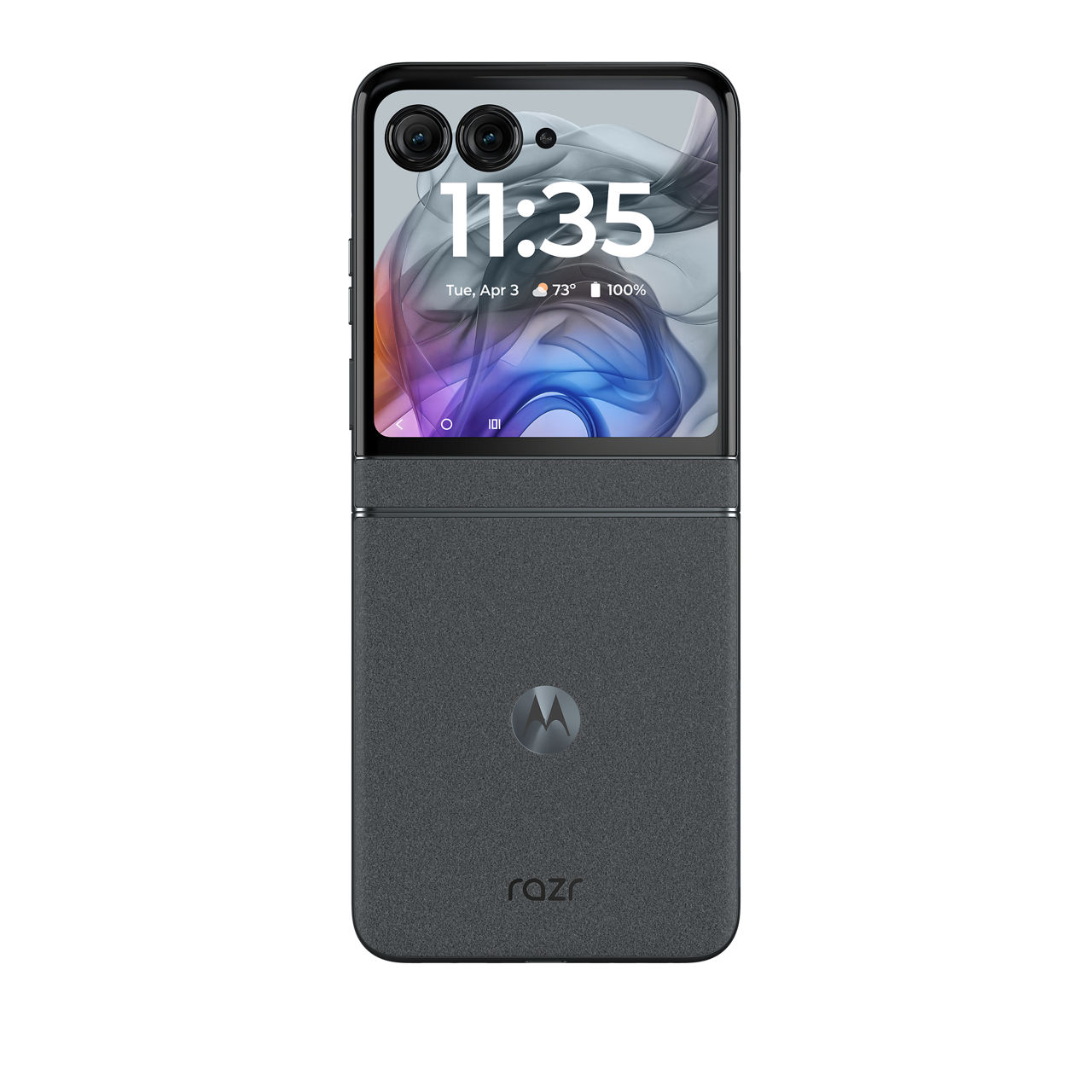 Motorola razr 2024 Back Koala Gray 2024-07-24