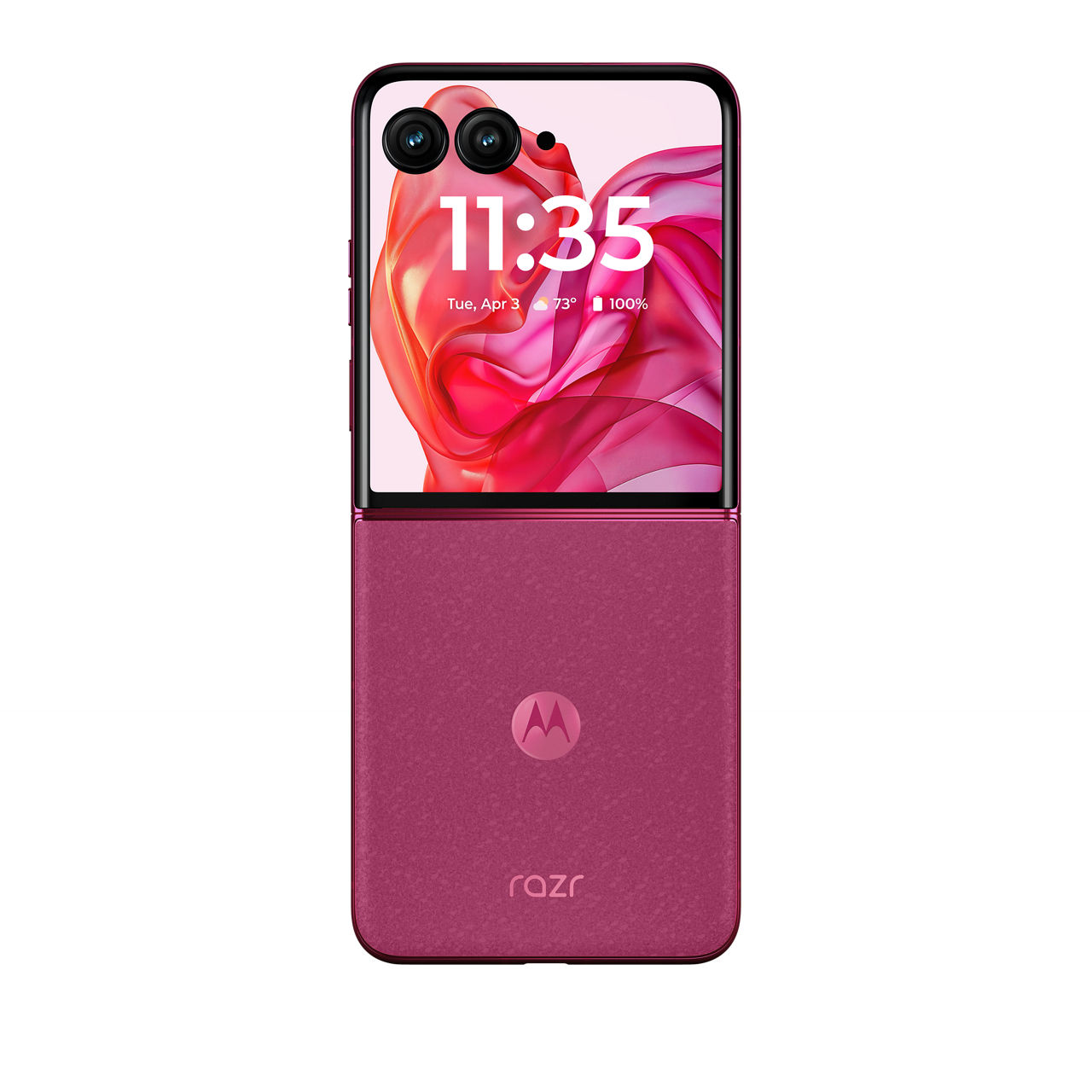 Motorola razr+ 2024 Back Hot Pink 2024-07-24