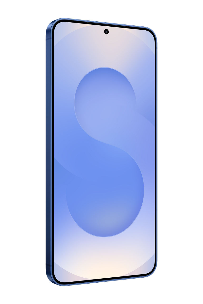 Samsung Galaxy S25 Plus Front Left Angle Navy 2025-02-07