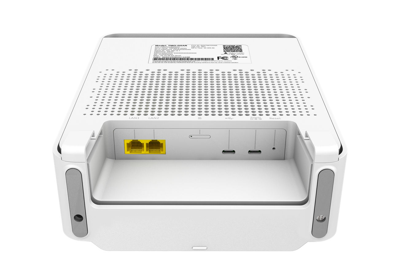 T-Mobile 5G Home Internet Gateway Gen 5 White Back Bottom