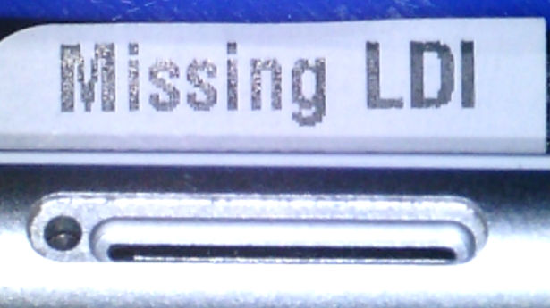 Device condition check – LDI 1 screen image
