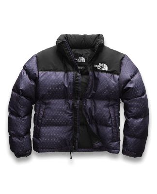 north face two tone puffer jacket