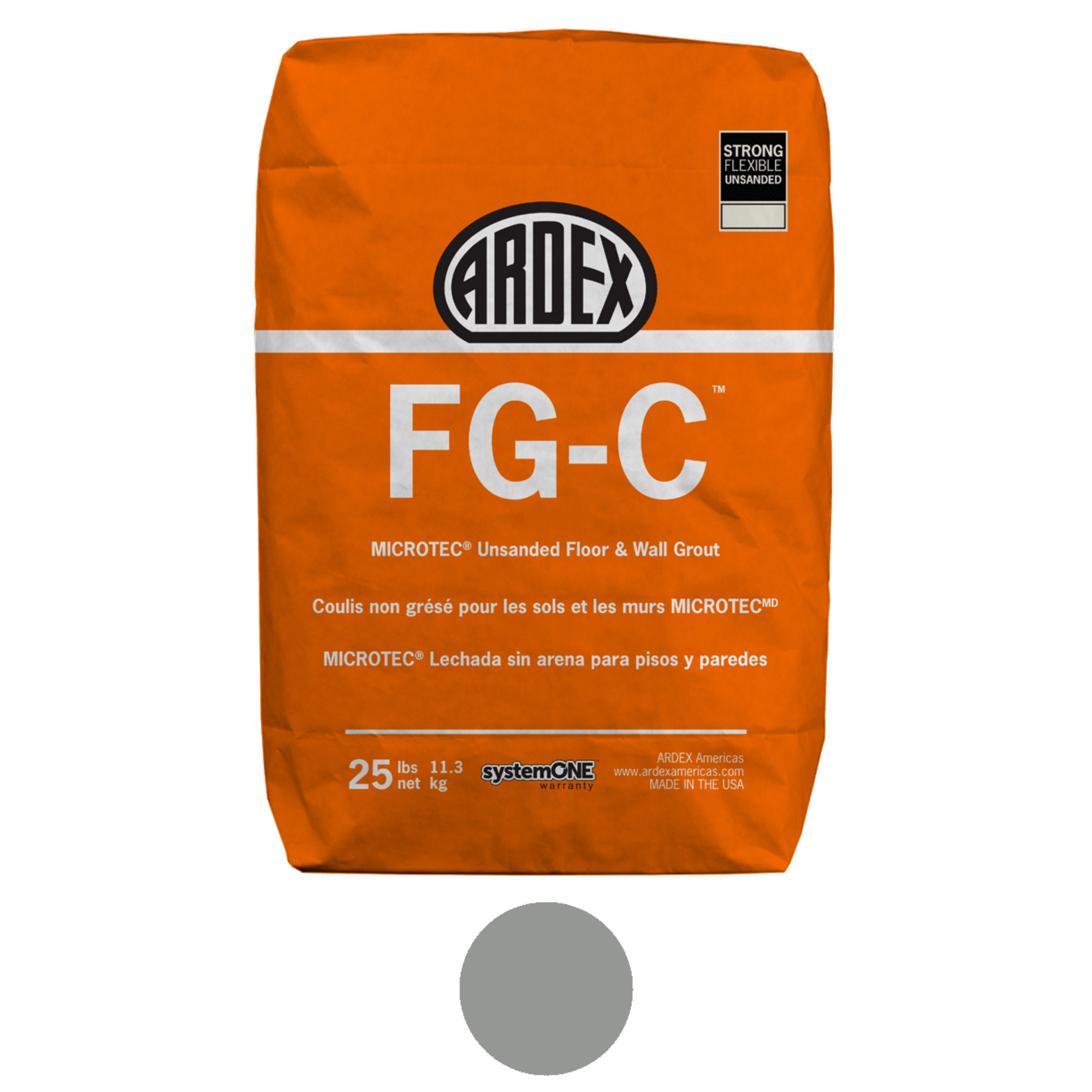 ARDEX FGC19 Unsanded Silver Simmer 25lb