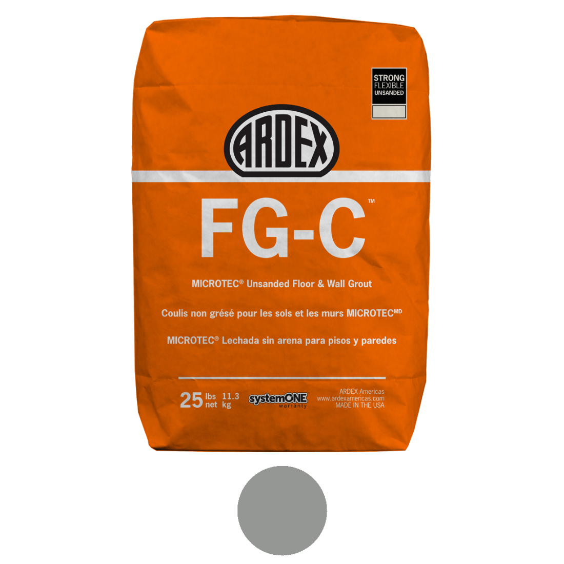 ARDEX FGC19 Unsanded Silver Simmer 25lb