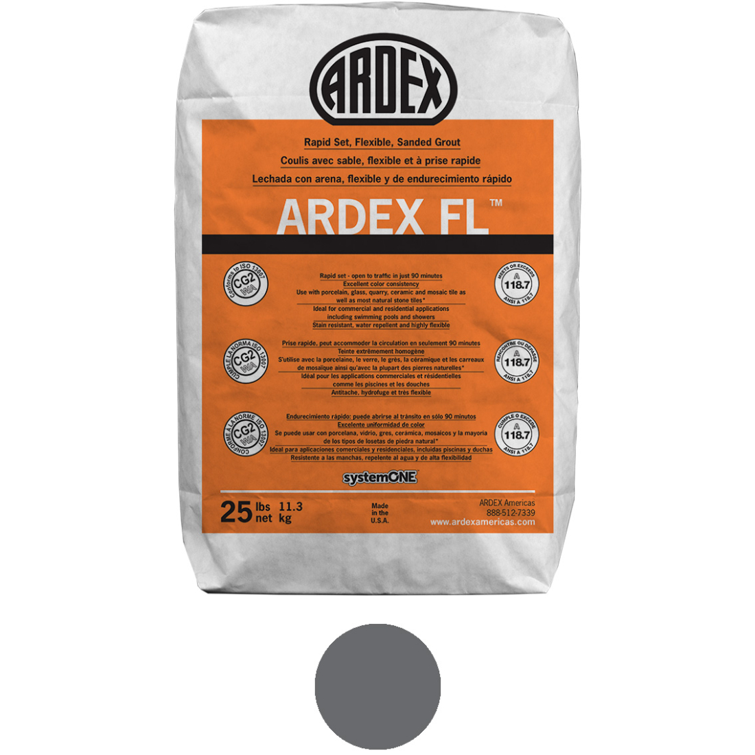 ARDEX FL21 Sanded Slate Gray 25#