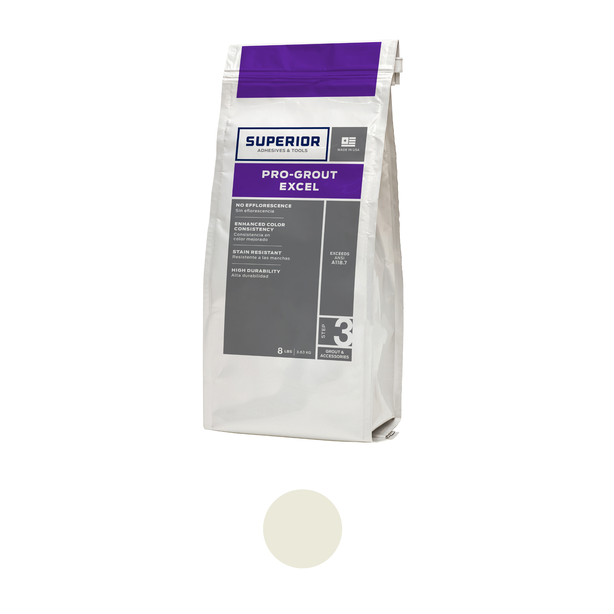 Pro Grout Excel Ivory 8lb