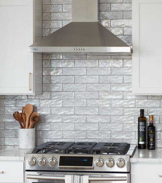 Mallorca white ceramic kitchen wall tile backsplash