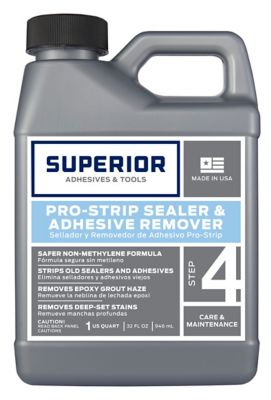 Superior ProStrip Sealer & Adhesive Remover 1 Quart The Tile Shop