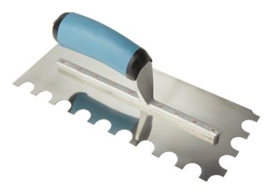 Pro Series Notched Trowel 1/2 X 1/2 X 1/2 EACH Tile Outlets, 52% OFF