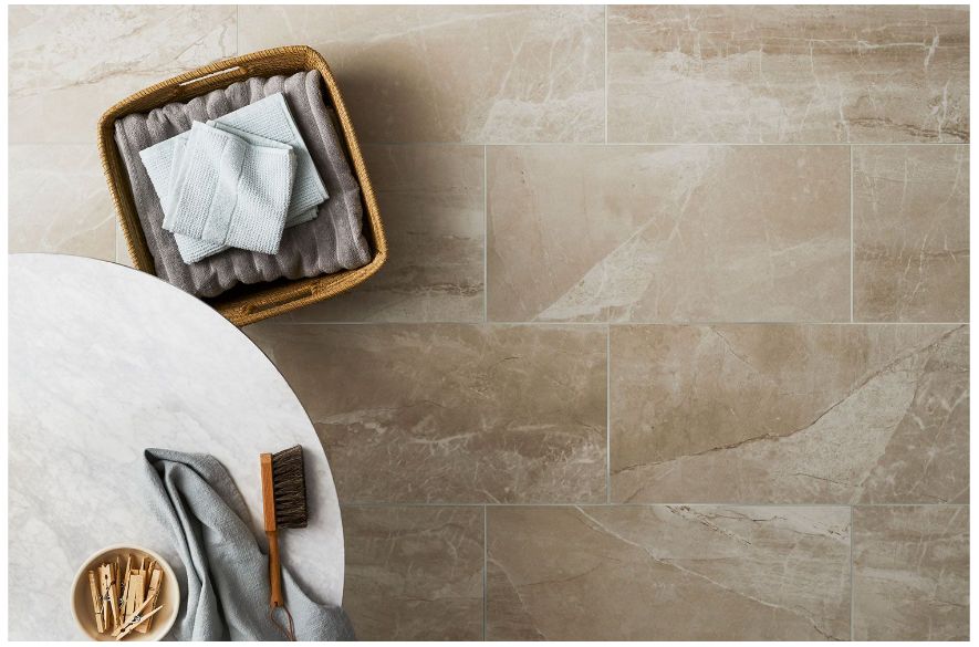 marble wood look tiles.