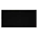 Imperial Black Gloss RES Ceramic Wall Trim Tile - 3 x 6 in. - The Tile Shop