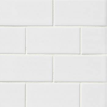 Imperial Bianco Gloss Ceramic Subway, Imperial Tile Brick Nj