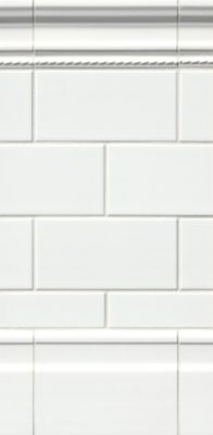 Imperial Bianco Gloss Ceramic Subway Wall Tile - 4 x 8 in. - The Tile Shop