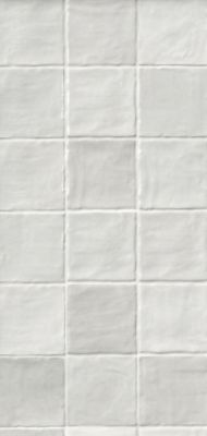 Riad White Ceramic Wall Tile - 4 x 4 in.