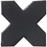 Thumbnail image of Zellige Charcoal Gloss Z01 Chabone Cross