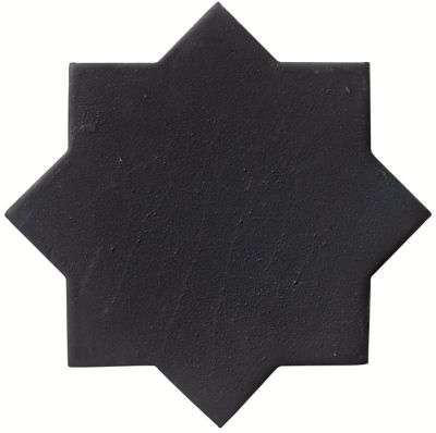 Zellige Black Gloss Ceramic Mosaic Floor and Wall Tile - The Tile Shop