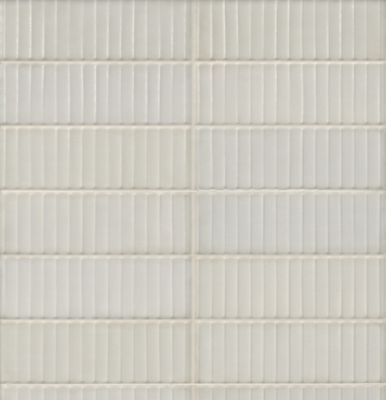 Verre Ondul Blanc Ceramic Wall Tile - 12 x 24 in. - The Tile Shop