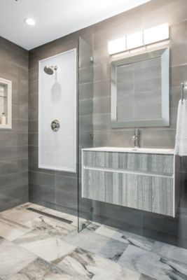 Kenya Silver Ceramic Wall Tile 8 x 24 in. The Tile Shop