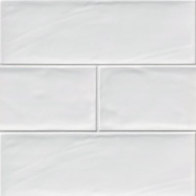 Riad White Ceramic Wall Tile - 4 x 4 in. - The Tile Shop