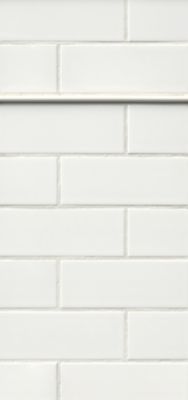 Regent Bianco Ceramic Subway Wall Tile - 3 x 8 in.