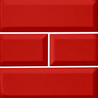 Thumbnail image of Imperial Red Bevel Gls (084) 10x30cm