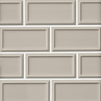 Imperial Oatmeal Frame Matte Ceramic Subway Wall Tile - 3 x 6 in. - The
