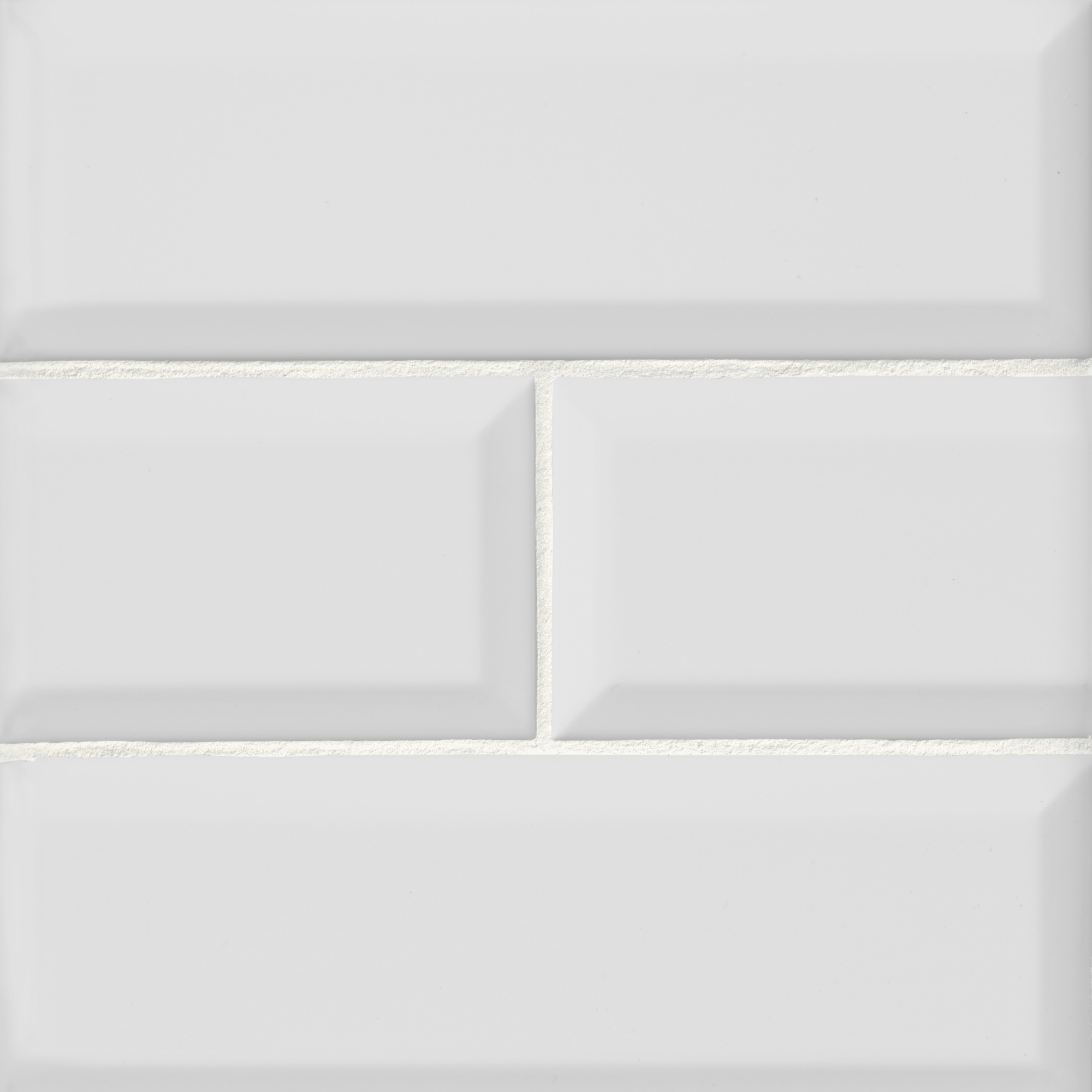 Imperial Bianco Matte Bevel 10x30