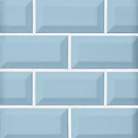 Thumbnail image of Imperial Sky Blue Bevel Gls  7.5x15cm
