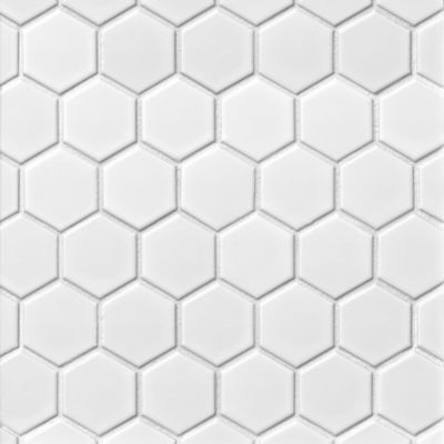 White deals hexagon tiles