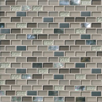 Miramar Mix with Glass Stone Mosaic Tile 12 x 12 in. The Tile Shop