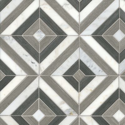 Montauk Dark Grey Stone Mosaic Wall And Floor Tile 13 X 13 In The Tile Shop