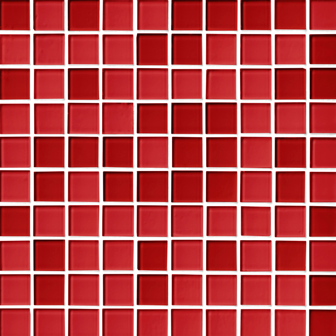 Men Entreprenør Syndicate Glass Red Blend Mosaic Wall and Floor Tile - 1 in. - The Tile Shop