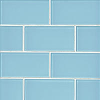Thumbnail image of Glass Sky Blue (100) 7.5x15cm