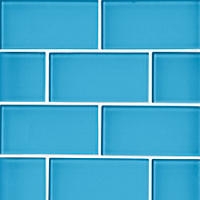 Thumbnail image of Glass Heron Blue (120) 7.5x15cm