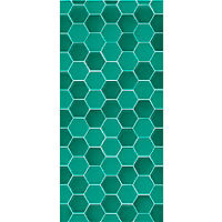 Thumbnail image of Glass Teal (245-1245) Blend Hex 2"
