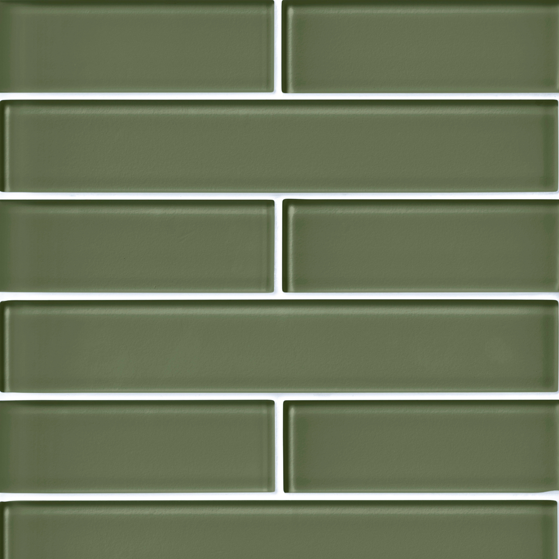 Glass Khaki Green (255) 5x30cm