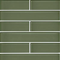 Thumbnail image of Glass Khaki Green (255) 5x30cm