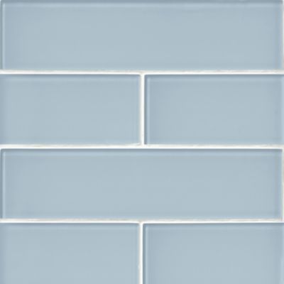 Glass Iridescent Electric Blue Subway Wall and Floor Tile - 2 x 12 in. -  The Tile Shop