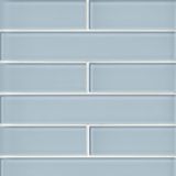 Glass Light Blu Subway Wall and Floor Tile - 2 x 12 in. - The Tile Shop