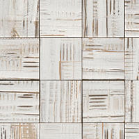 Thumbnail image of Quadrati Bianchi Wood Wall Mosaic 27cm
