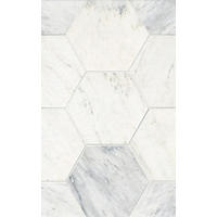 Thumbnail image of Hampton Carrara Antique Brushed Hex 30cm