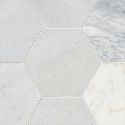 white marble tile pattern