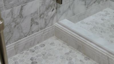 Ashford Gray Brushed Limestone Tile