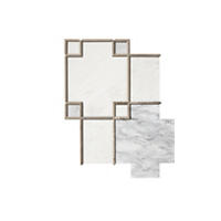 Thumbnail image of Hampton Carrara Geo Mosaic with Legno