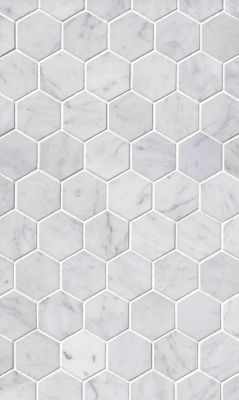 White Marble Hexagon Tile